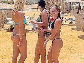 Egypt porn with hot bikini girls: Day 8 - Amateur holiday sex for breakfast